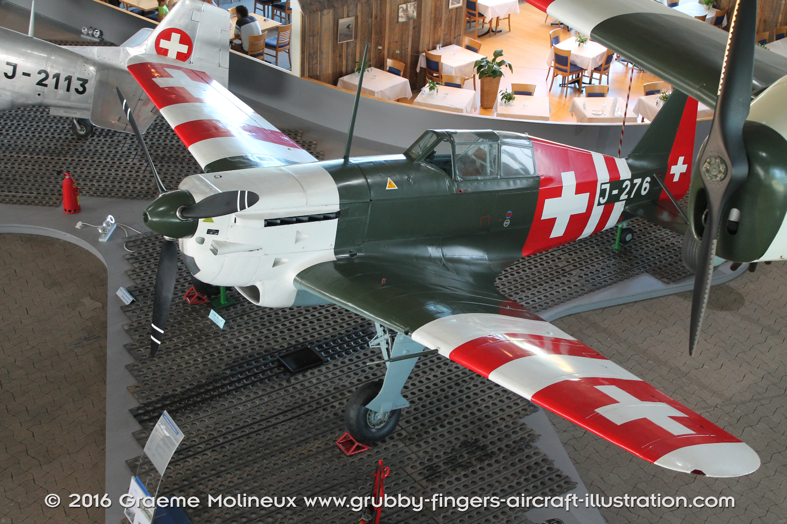 MORANE-SAULNIER_MS-506_J-276_Swiss_Air_Force_Museum_2015_02_GrubbyFingers