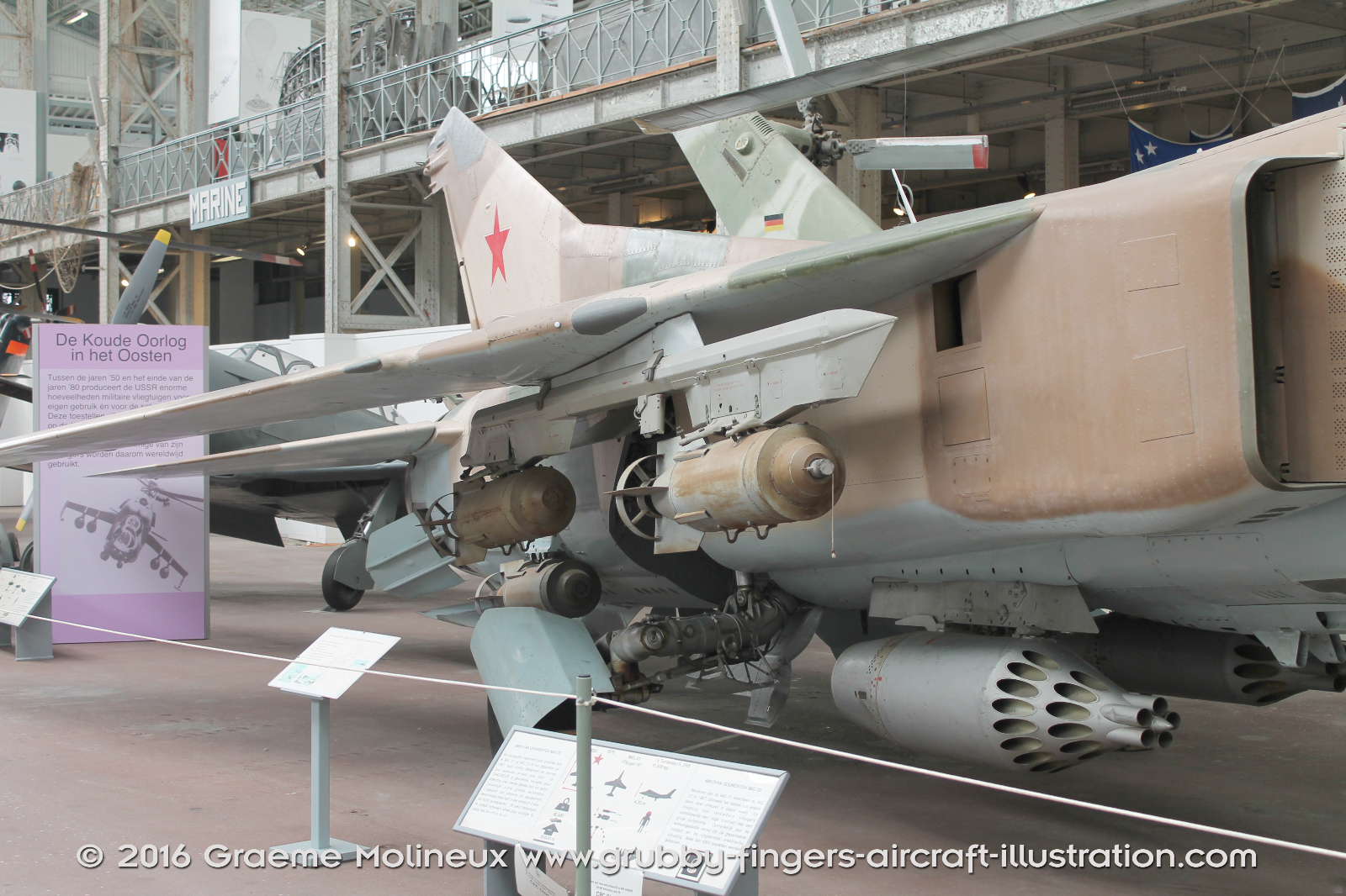 Mikoyan-Gurevich_MiG-23_Red-23_USSR_Belgium_2016_11_GraemeMolineux