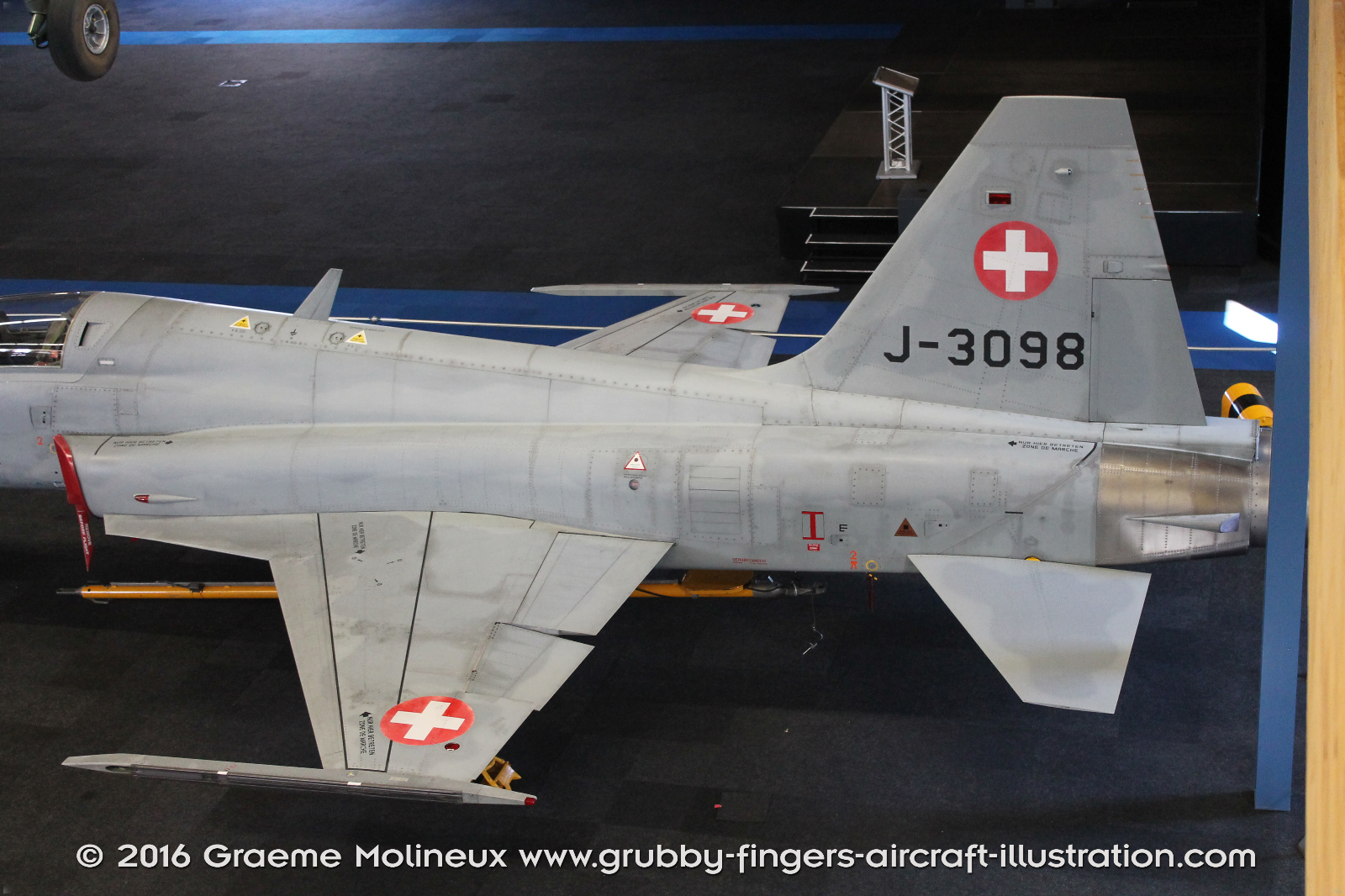 NORTHROP_F-5E_Freedom_Fighter_J-3098_Swiss_Air_Force_Museum_2015_05_GrubbyFingers