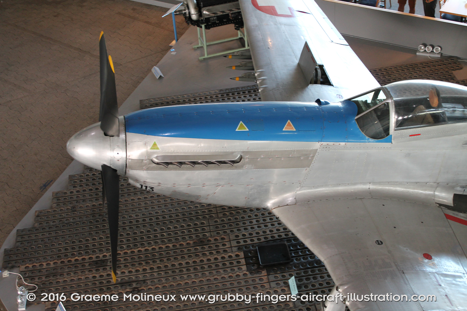 NORTH_AMERICAN_P-51D_Mustang_Walkaround_J-2113_Swiss_Air_Force_Museum_2015_06_GrubbyFingers