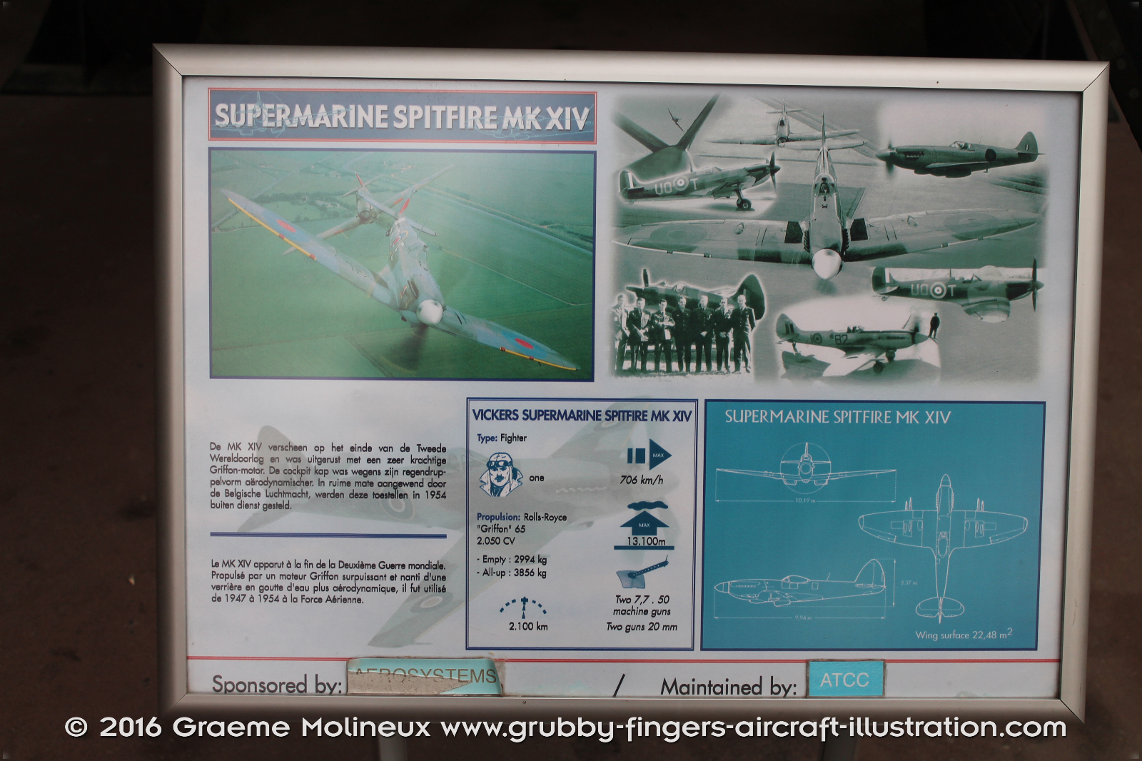 Supermarine_Spitfire_MkXIV_Walkaround_SG-55_Belgian_Air_Force_2015_12_GraemeMolineux