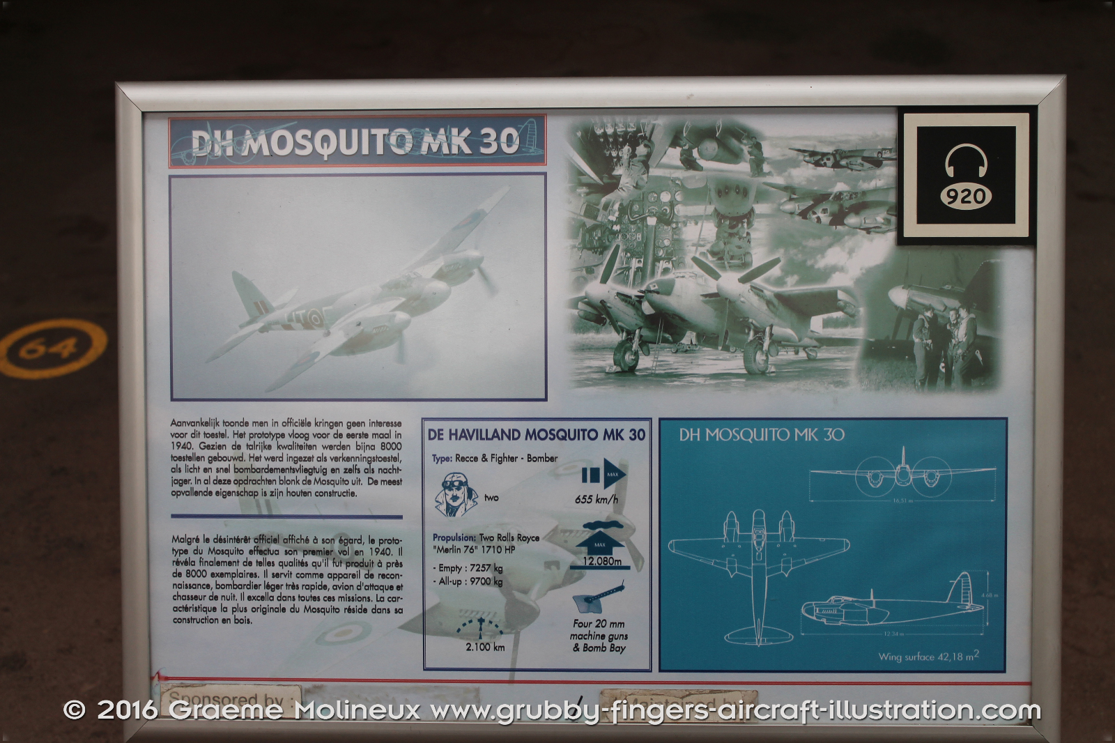 de_Havilland_Mosquito_Walkaround_Mk30_MB-42_Belgian_Air_Force_Museum_2015_07_GraemeMolineux
