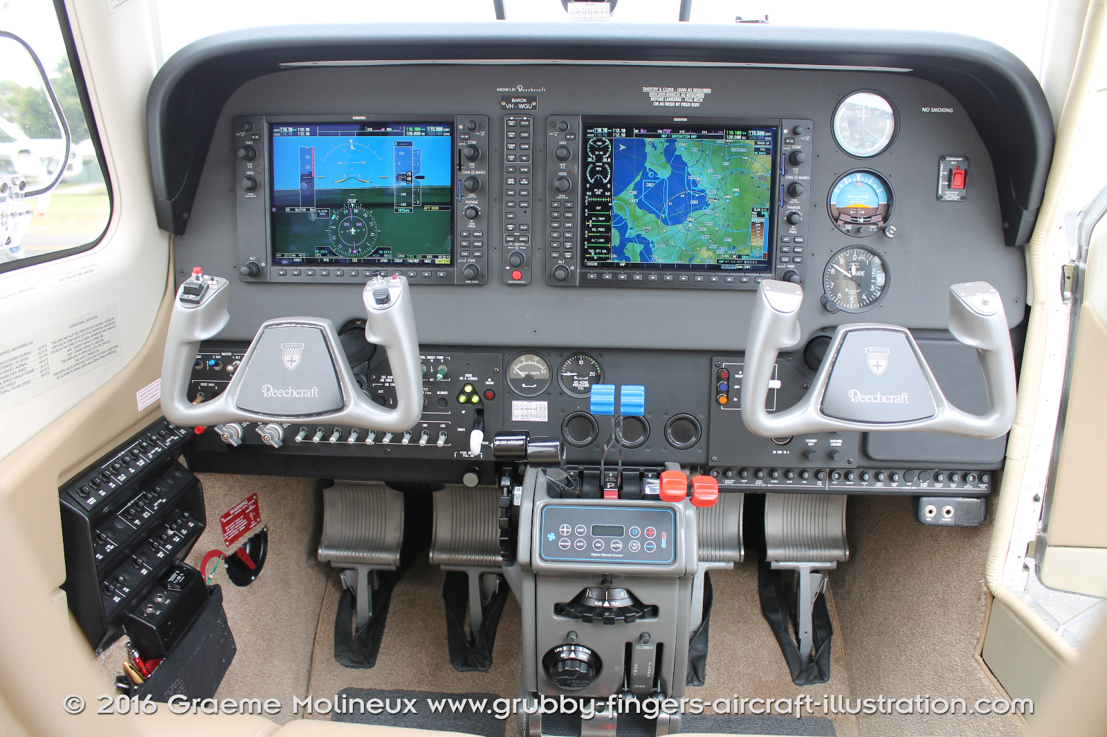BEECHCRAFT%20-%20BARON%20G58%20-%20WALKAROUND%20-%20VH-WGU%20-%20MOORABBIN%202016%20-%20112%20-%20GrubbyFingers
