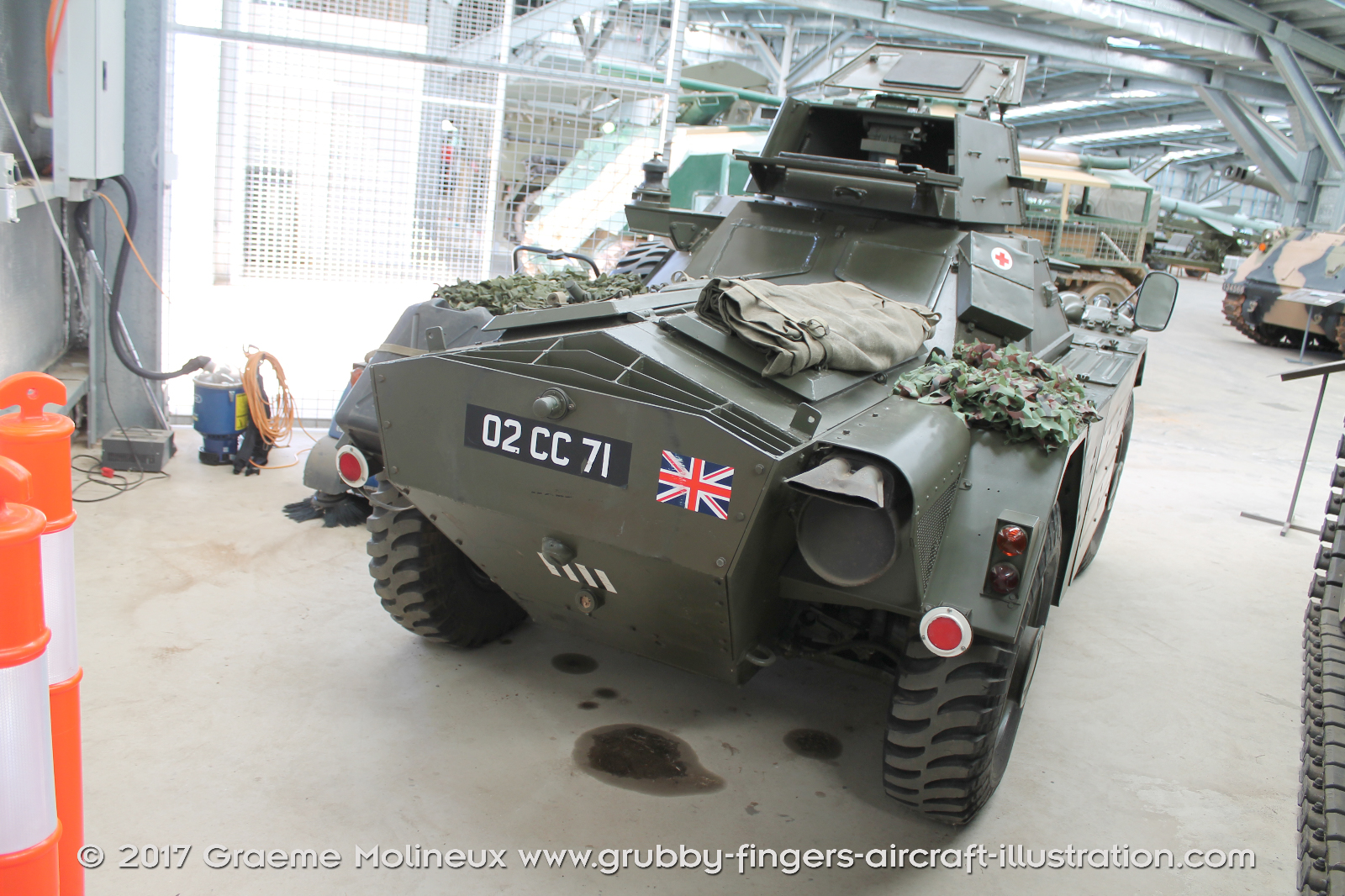 Daimler%20Ferret%20Scout%20Car%20MkII%20Walkaround%2002%20CC%2071%20British%20Army%20AAAM%202016%2030%20Graeme%20Molineux