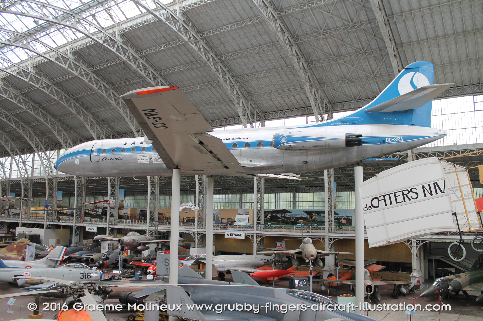 Sud%20Aviation%20Caravelle%20Walkaround%20OO-SRA%20Sabena%20Belgium%202015%2001%20Graeme%20Molineux