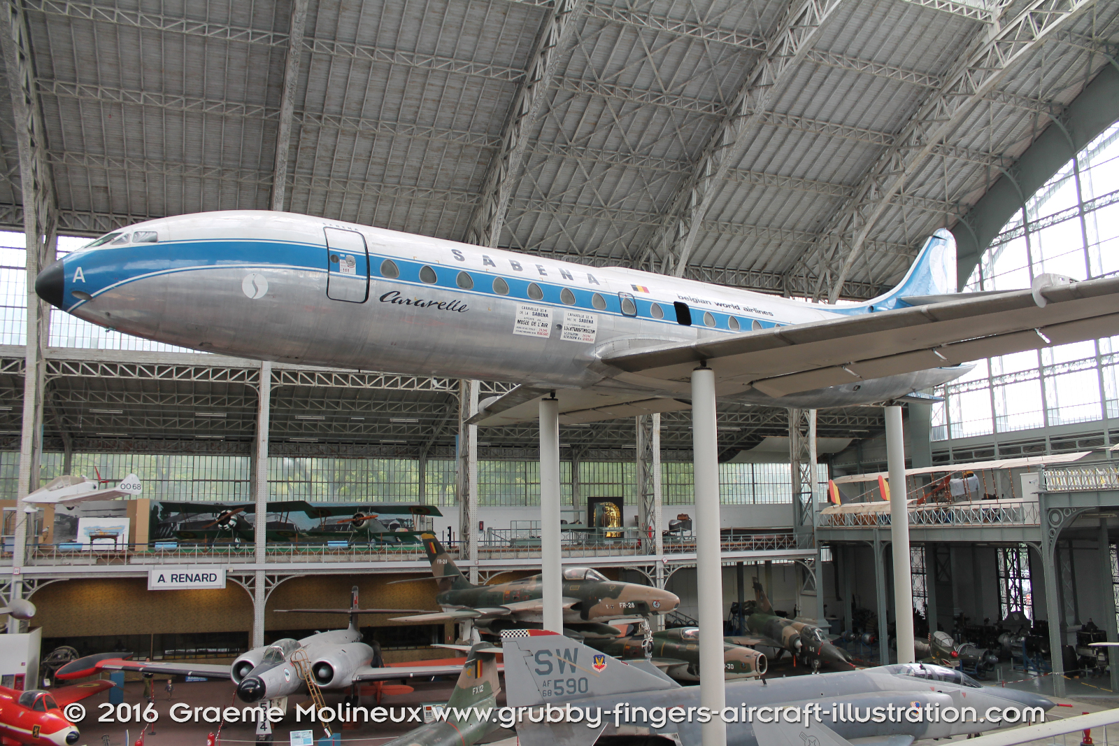 Sud%20Aviation%20Caravelle%20Walkaround%20OO-SRA%20Sabena%20Belgium%202015%2002%20Graeme%20Molineux